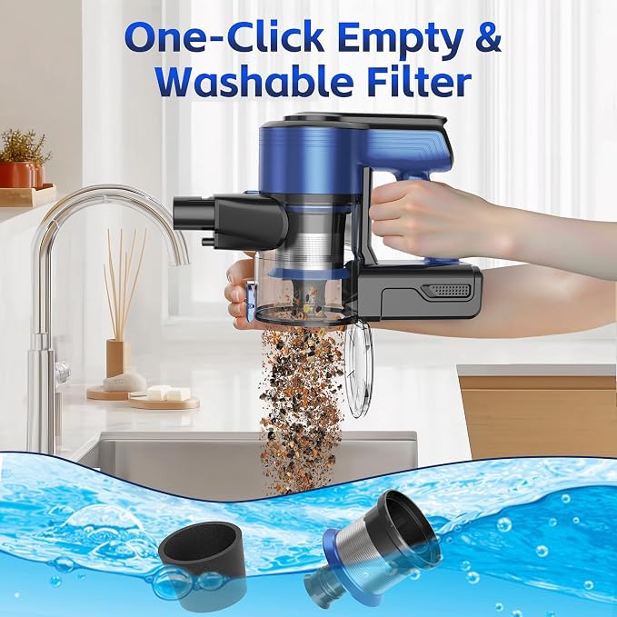 Cordless Vacuum Cleaner for Home, 45Kpa Lightweight Stick Vacuum - Image 9