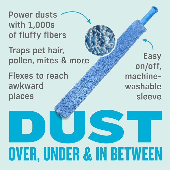 E-Cloth Cleaning & Dusting Wand, Premium Microfiber Dusters - Image 5