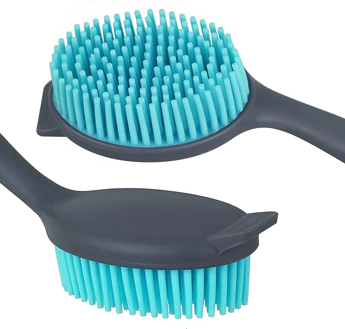 PHYEX 2-Pack Dish Brush with Handle, Kitchen Dish Scrubber Soft Dishwashing - Image 3