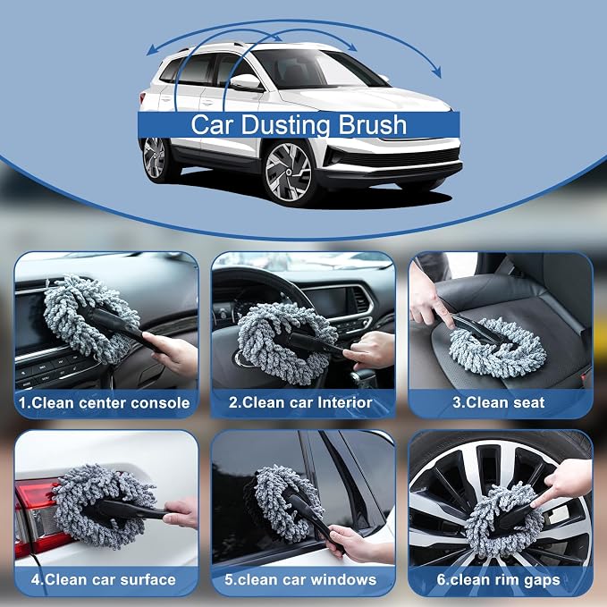 Viewsun Windshield Cleaner Tool, Car Detailing Kit Interior Cleaner, Car - Image 6