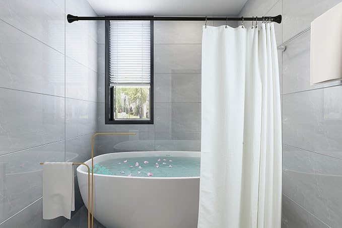 Utopia Alley HK1RB Deco Flat Double Roller Shower Curtain Hooks; Oil Rubbed - Image 7