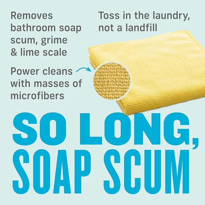 E-Cloth Bathroom Cleaning Cloth, Microfibre, 2 Pack - Image 3