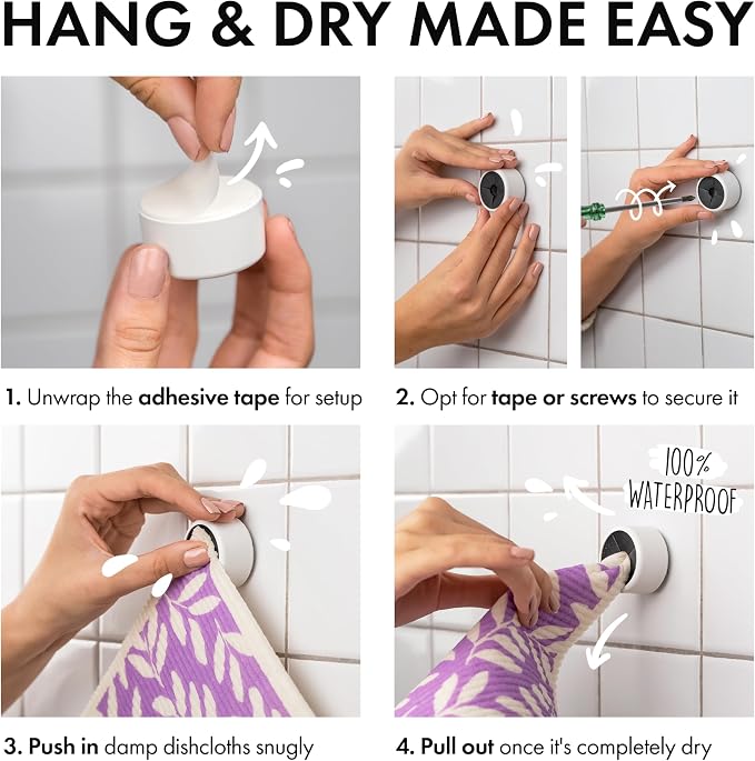 SUPERSCANDI 5 Pack Swedish Dishcloths - Image 5
