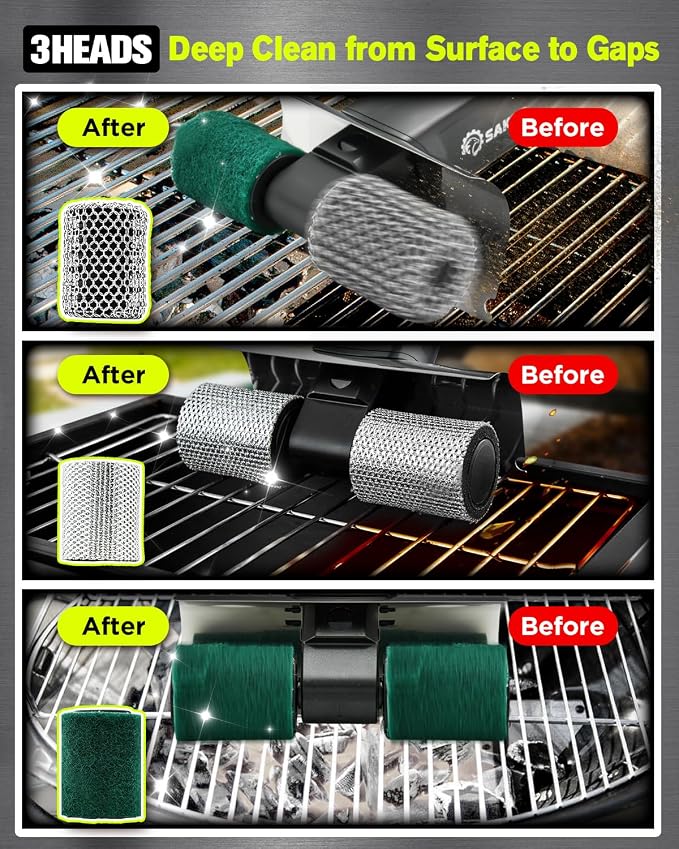 Saker Cleaning Brush for Electric Grill Brush - Image 5