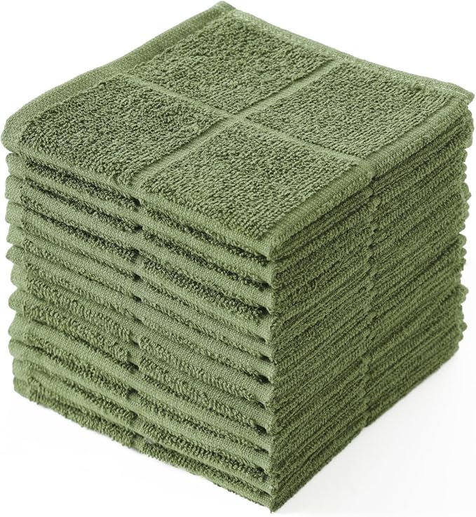 Glynniss Dishcloths Kitchen Highly Absorbent Dish Rags 100% Cotton Dish Cloths by Glynniss