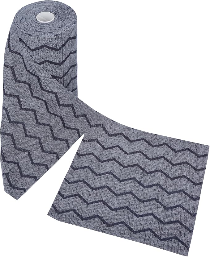 Microfiber Cleaning Cloths Roll 50-Pack Reusable Paper Towels - Image 2