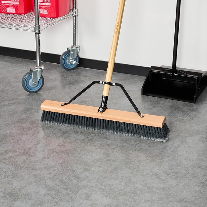 Restaurantware-BROOM HEAD ONLY: Clean Tek Professional 24-Inch Broom Head - Image 7