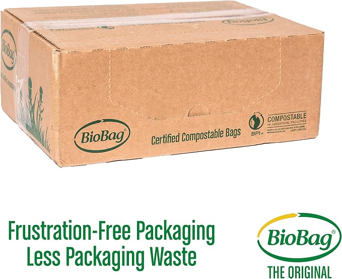 BioBag The Original Compostable Bag, 64 Gallon, 100% Certified Compostable - Image 2