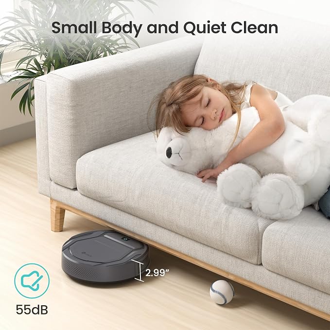 Lefant M210P Robot Vacuum Cleaner, Super Thin, Powerful Suction, Self-Charging - Image 3