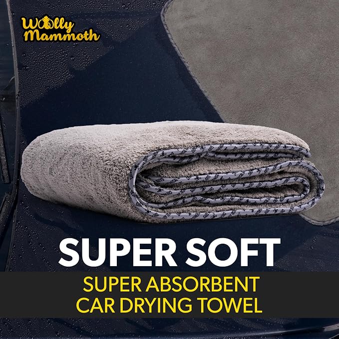 Chemical Guys Woolly Mammoth Large Microfiber Drying Towel - Image 2