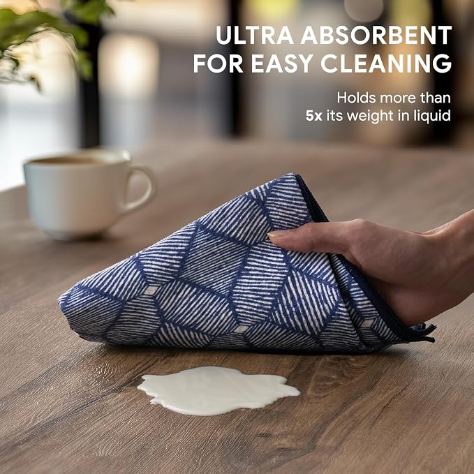 RECYCO Waffle Kitchen Towel Set of 2 - Image 3