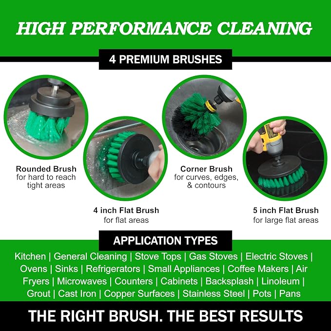 Kitchen Drill Brush Set - Image 2