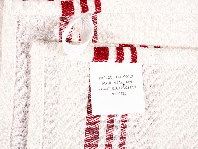 KAF Home Assorted Flat Kitchen Towels |100% Cotton - Image 4