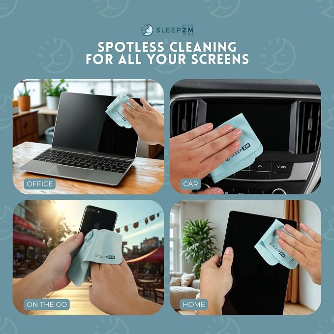 3 Pack Special Blue Light Glasses Microfiber Cleaning Cloths - Image 4