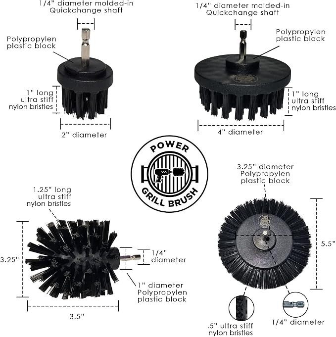 Grill Brush 5 Piece BBQ Cleaning Kit - Image 5