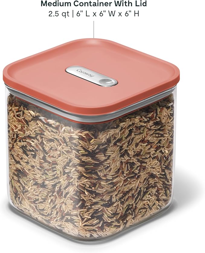 Caraway 2.5qt Glass Airtight Food Storage Container - Image 3