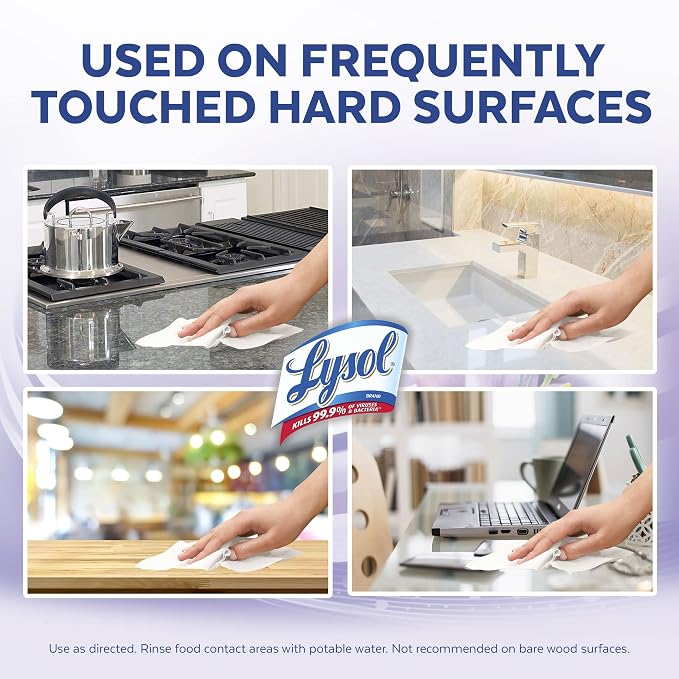 Lysol Disinfectant Wipes, Dorm Room Essentials - Image 4