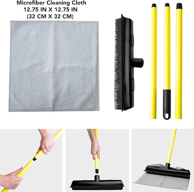 FURemover Sweep Pet Hair Rubber Broom - Image 10