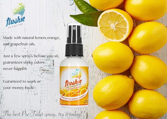 Flushie Pre-Toilet Spray Travel Size Toiletries Bathroom Spray - Image 5