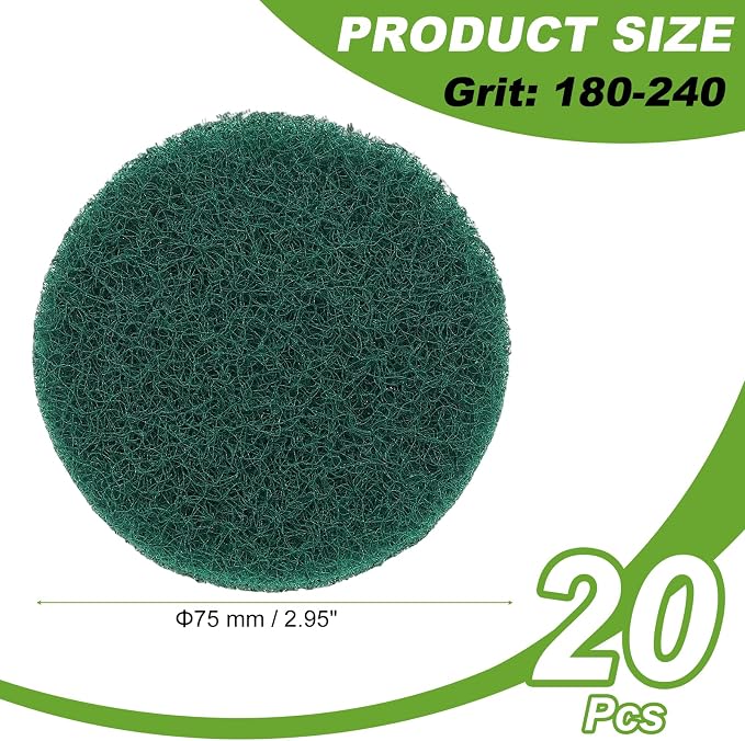 Power Scrub Pads, Scrubbing Pads 180 Grits Scouring Discs - Image 2