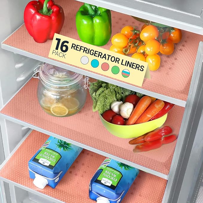 Refrigerator Liners for Shelves by Linda’s Essentials by LindasEssentials