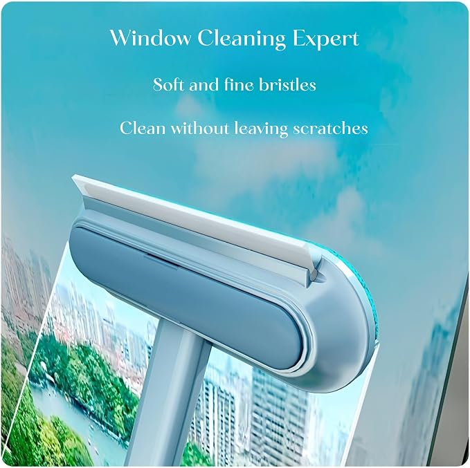 4-in-1 Pet Hair Remover & Window Screen Cleaner, Wet/Dry Dual-Use - Image 4