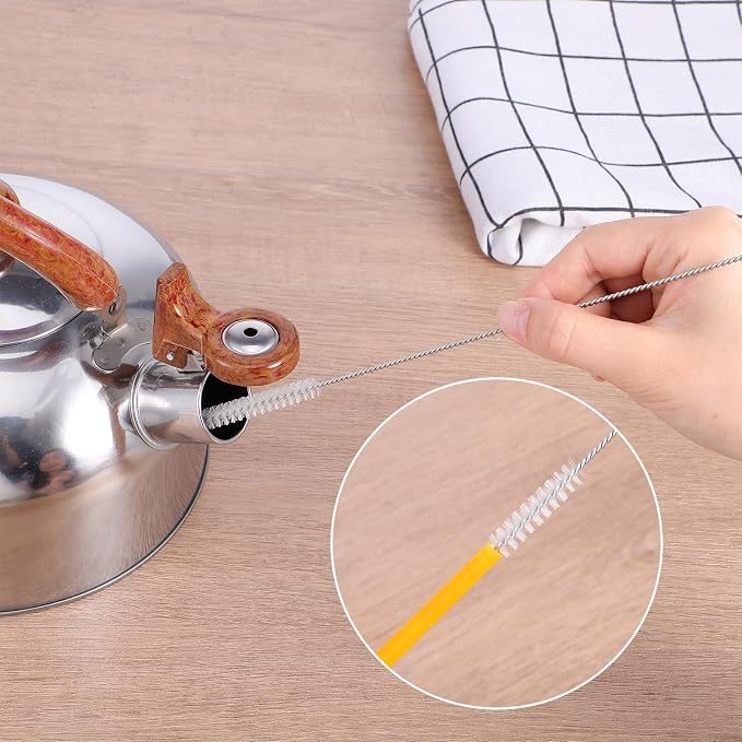 20 Pcs Straw Cleaner Brush Reusable Metal Handles Cleaner Brushes 12 inch Extra - Image 4