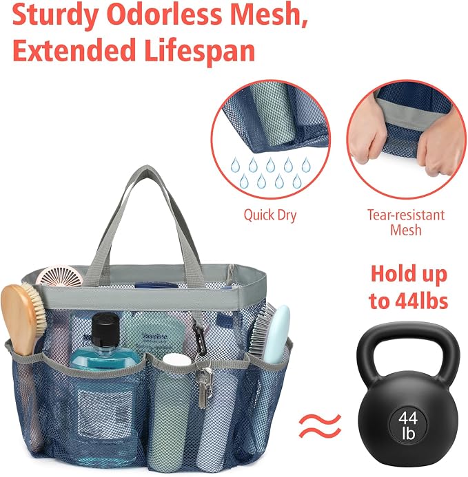 F-color Mesh Shower Caddy Portable - Image 3