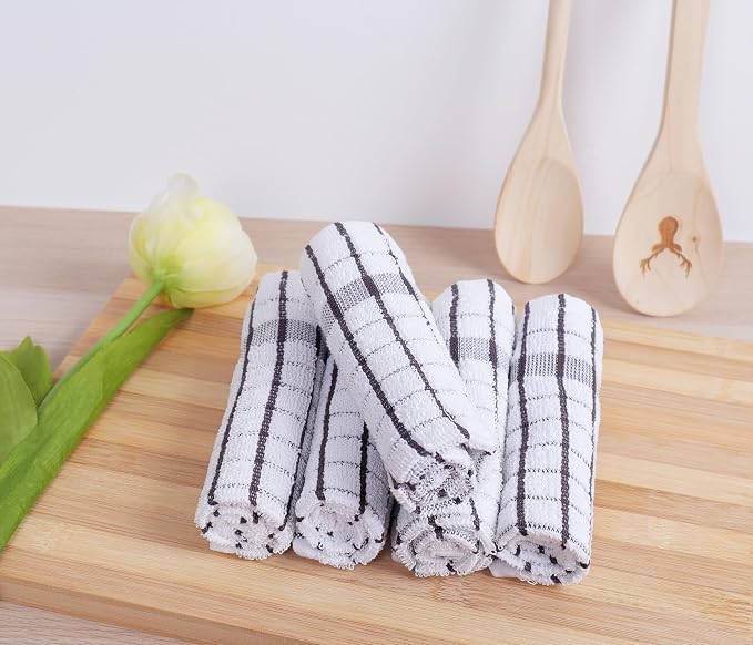 AMOUR INFINI Kitchen Dish Cloths Set of 8 - Image 5
