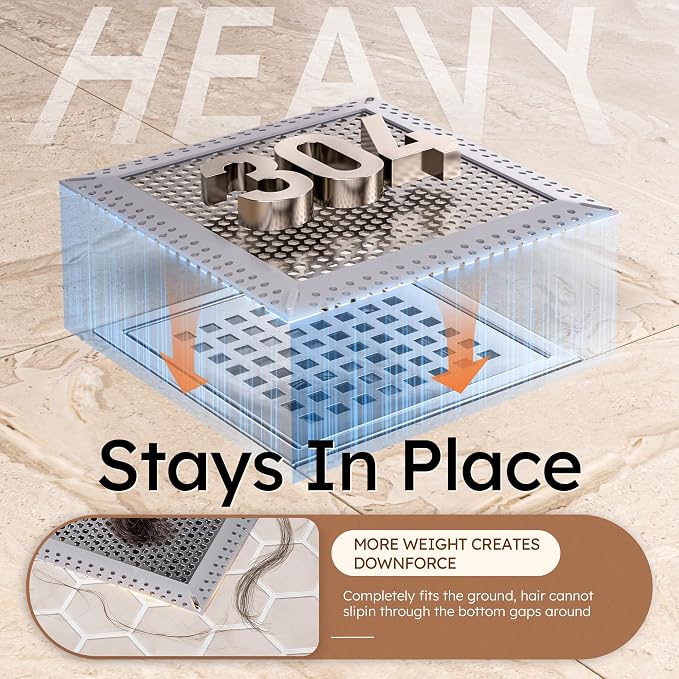 Not Moving Shower Drain Hair Catcher, Effective Hair Catcher Shower Drain - Image 2