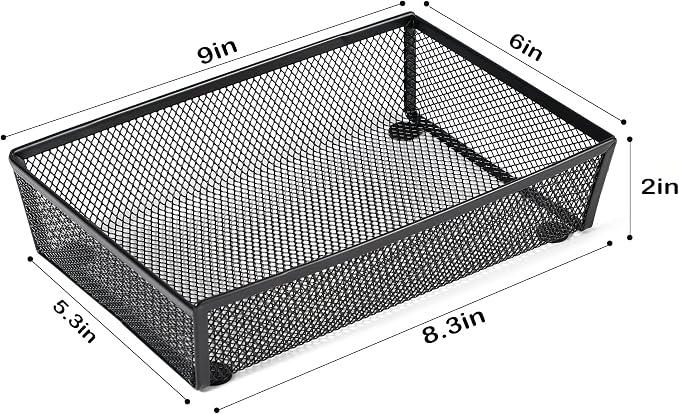 BYCY 4 Pack Silverware Drawer Organizer, Mesh Utensil Organizer - Image 6