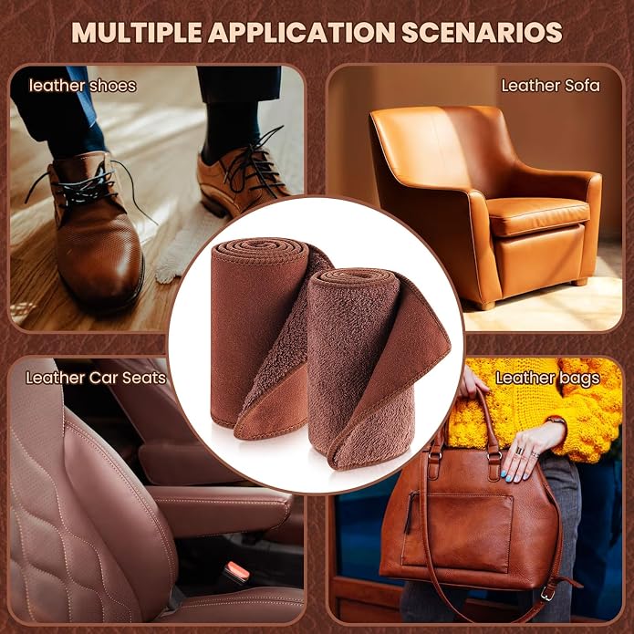 10 Pcs Shine Shoes Cloth Kit Polish Dauber Applicators Cleaning Leather Shoes - Image 5