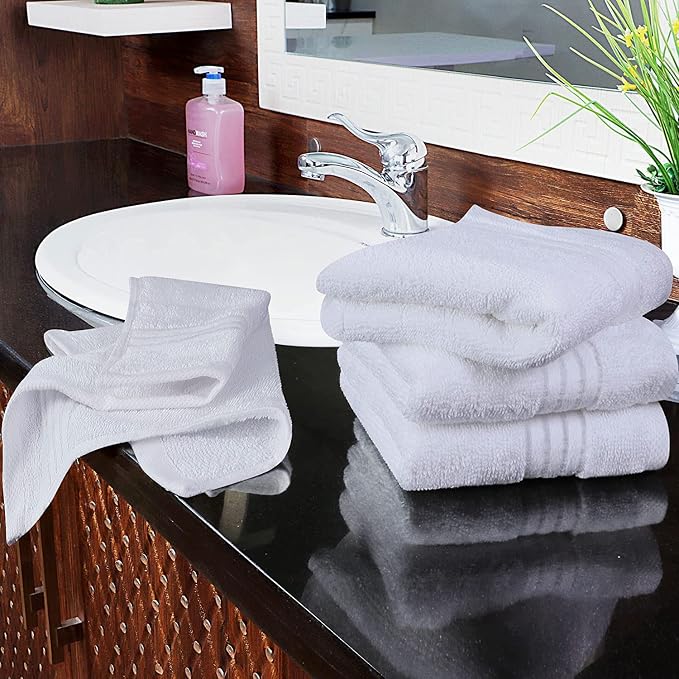 Utopia Towels Wash Cloths Set, 12 by 12 Inches, 100% Cotton Ring Spun, Highly - Image 8