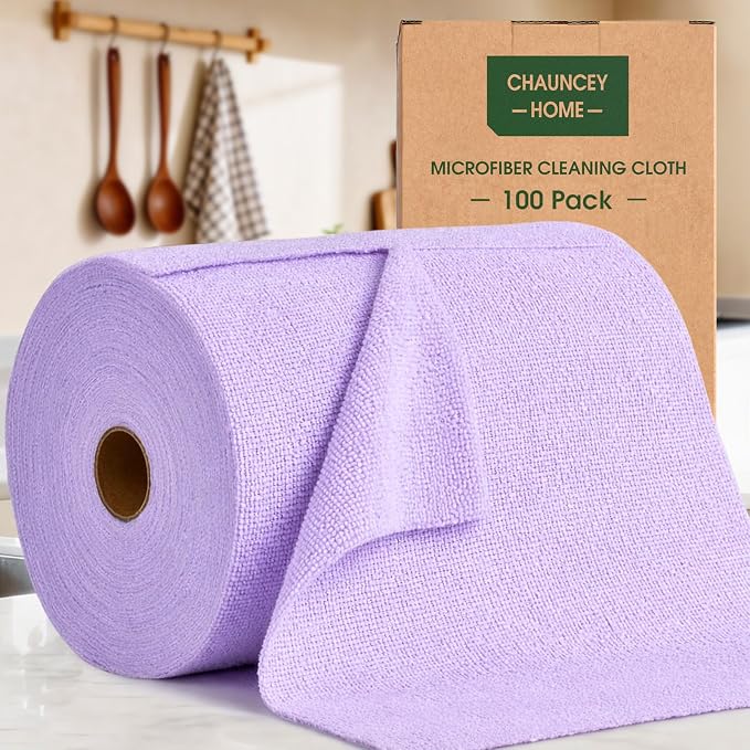 Microfiber Cleaning Cloth Roll by CHAUNCEYHOME