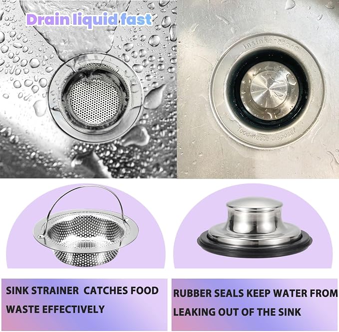 2 Pack Kitchen Sink Drain Strainer - Image 5