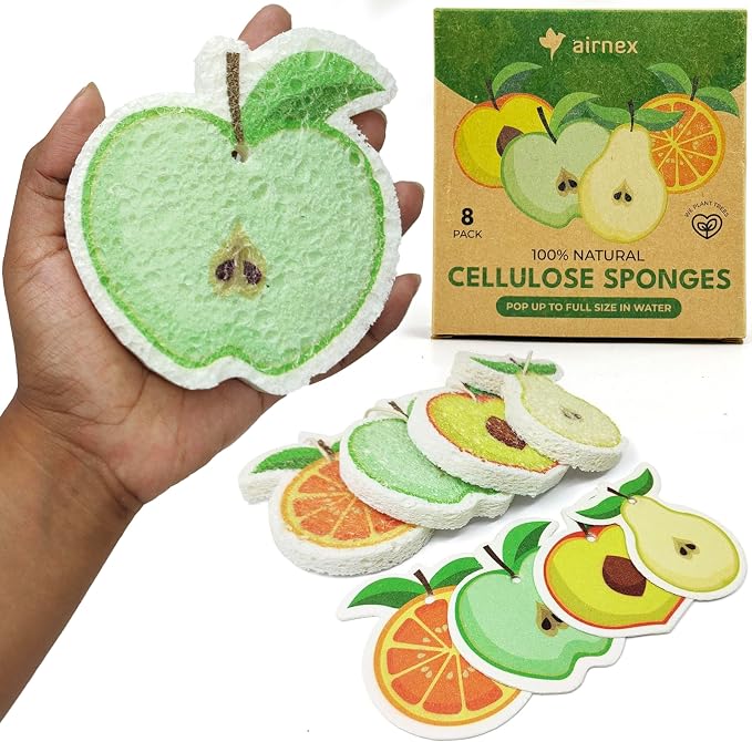 Biodegradable Cellulose Compressed Sponges Bulk by Airnex