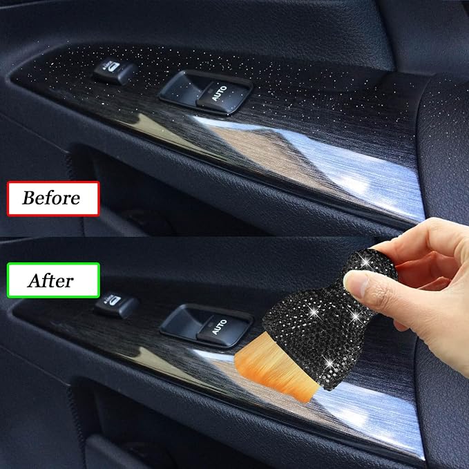 Car Detailing Cleaning Brush, Auto Interior Dust Brush - Image 3