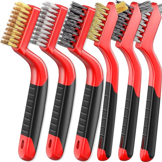 Wire Brush Set Nylon Bristle Brushes by Unknown