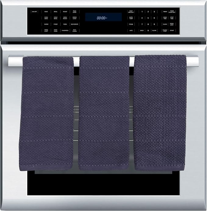 Eggplant Purple Kitchen Hand Dish Towels: Oversized 28" x 18", 100% Cotton - Image 4