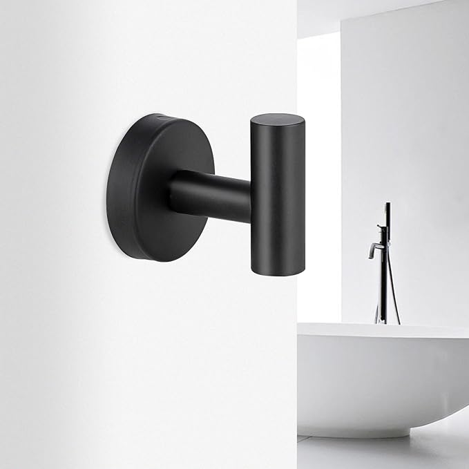 Towel Hooks, SUS 304 Stainless Steel Hooks, Heavy Duty Door Hanger Towel Robe - Image 6