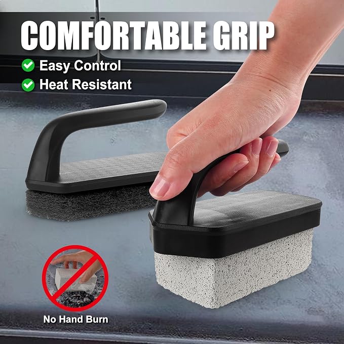 GRILLART Griddle Cleaning Kit for Blackstone, Flat Top Grill Cleaning Stone 2 - Image 3