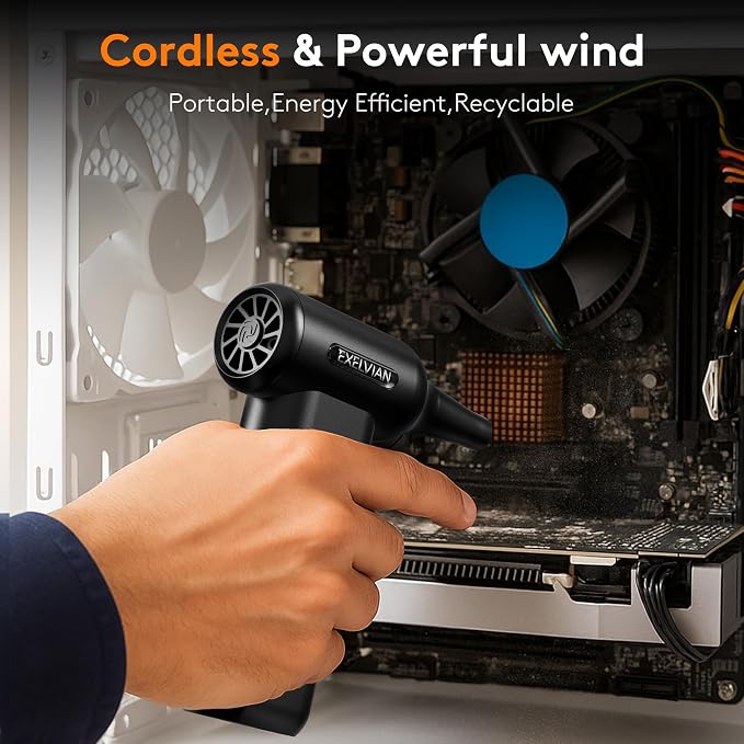 Compressed Air Duster Electric : 150000RPM 10000mAh LED 6-Gear Adjustable - Image 4