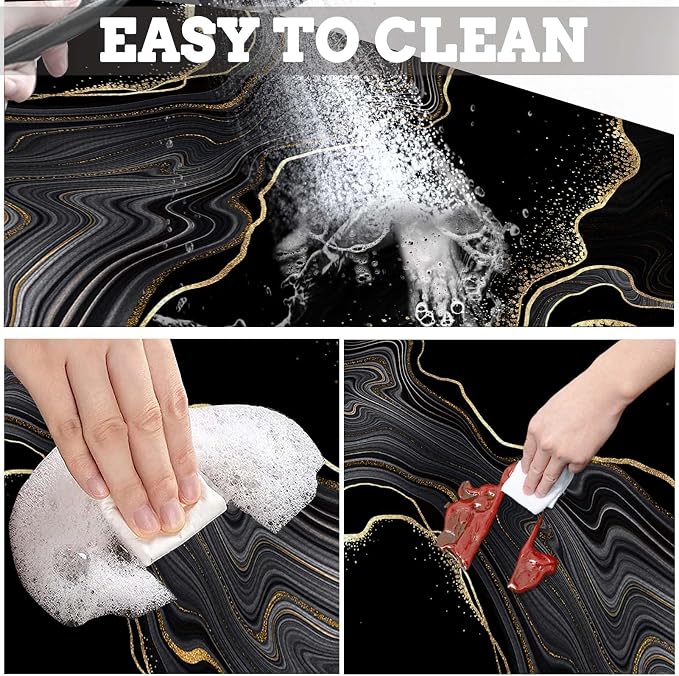 MCALK Marble Black Dish Drying Mat - Image 4