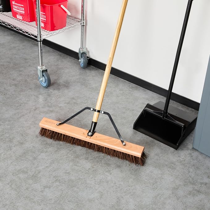 Restaurantware-BROOM HEAD ONLY: Clean Tek Professional 24-Inch Indoor Broom Head - Image 4
