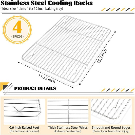 P&P CHEF Baking Cooling Rack Set - Image 2