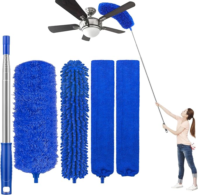 Microfiber Feather Duster 5-in-1 Kit by UIMO
