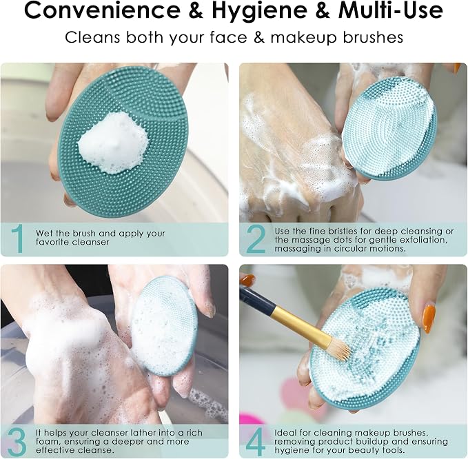 4 Pack INNERNEED Silicone Face Scrubber - Image 7