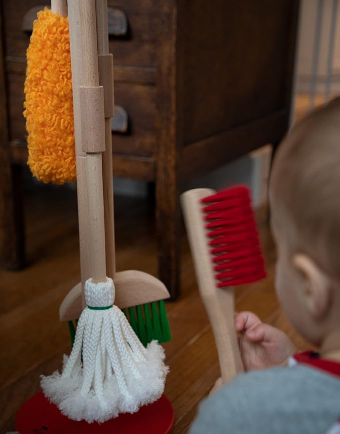 JustForKids Wooden Detachable Kids Cleaning Set - Image 7
