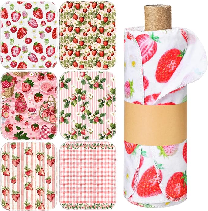 36 Pack Reusable Cleaning Cloths Washable Cotton Kitchen Dish Towels by Noveread