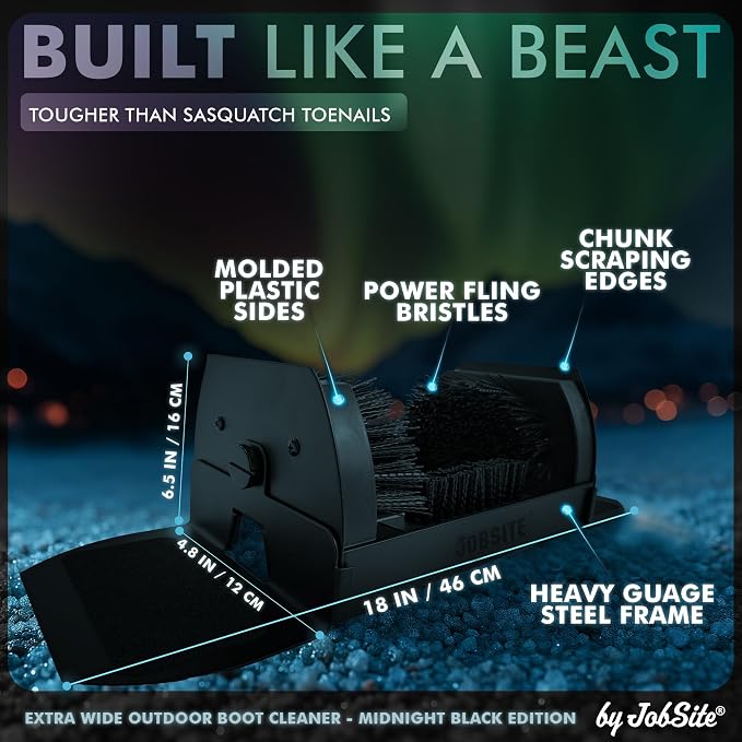 Midnight Black Boot Scrubber - Image 3